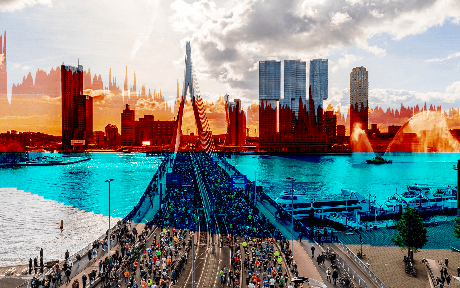 Marathon Rotterdam - Muscle Oxygen based Pacing train-red